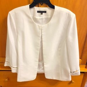 Preston & York white jacket Sz 18